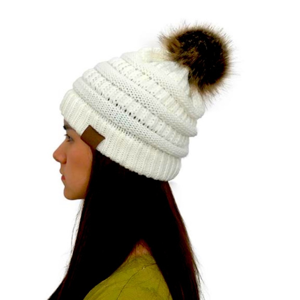 Winter hat white
